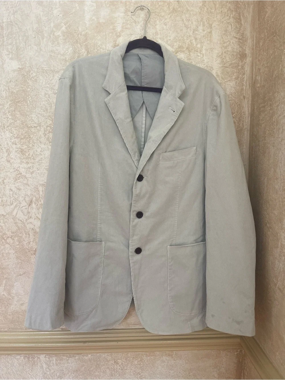 Scott James Men's Corduroy Blazer Stone Size XXL Classic Modern Layering Piece